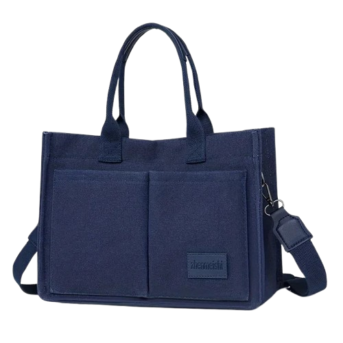 Borsa Tote Skypack Eco 3 in 1 – Grande borsa shopper in tela resistente, elegante e versatile per il lavoro, il weekend e la mamma