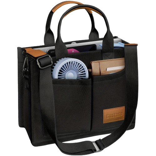 Borsa Tote Skypack Eco 3 in 1 – Grande borsa shopper in tela resistente, elegante e versatile per il lavoro, il weekend e la mamma